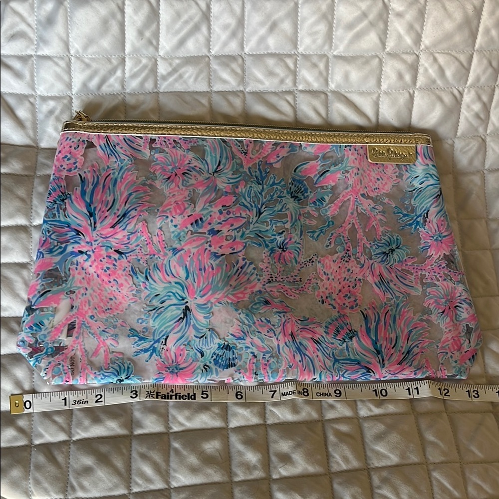 Colorful Floral Zip Pouch
